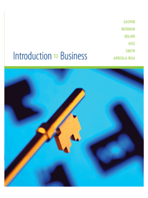 cover image of Gaspar, Introduction to Business, 1e